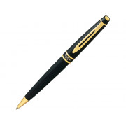 Шариковая ручка Waterman Expert, цвет: Black Laque GT, стержень: Mblue
