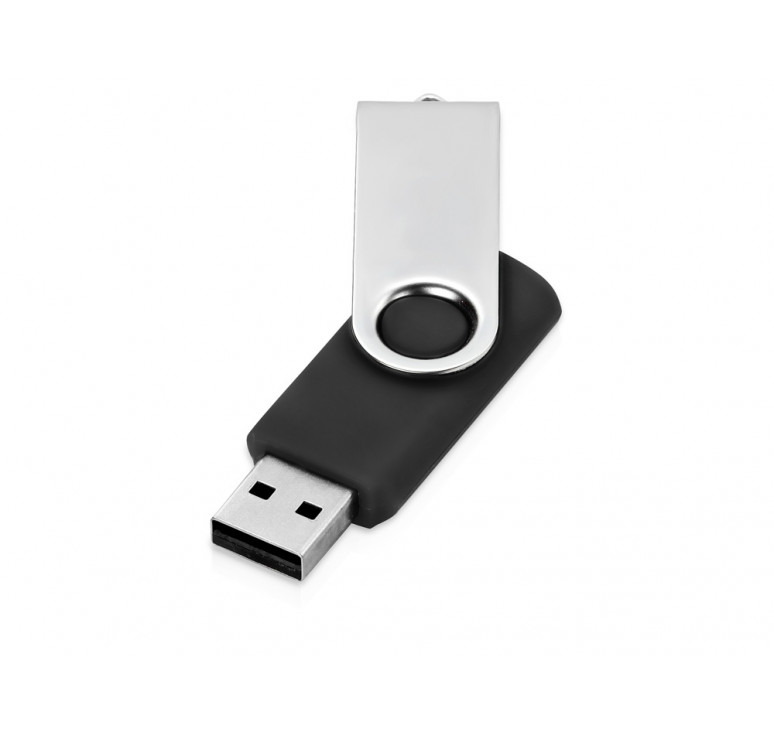 Флеш-карта USB 2.0 16 Gb Квебек, черный