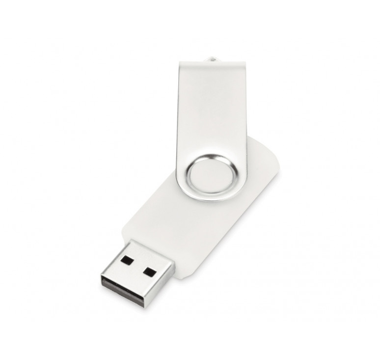 Флеш-карта USB 2.0 16 Gb Квебек, белый