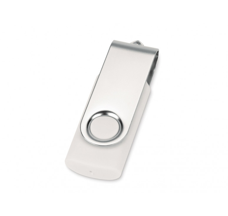 Флеш-карта USB 2.0 16 Gb Квебек, белый
