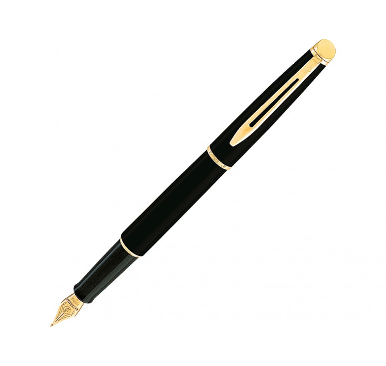 Перьевая ручка Waterman Hemisphere, цвет: Mars Black/GT, перо: F
