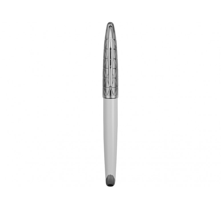Ручка-роллер Waterman Carene, цвет: Contemporary white ST, стержень: Fblck