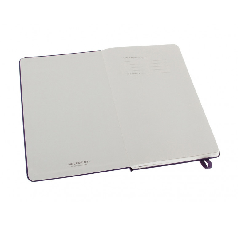 Записная книжка Moleskine Classic (в линейку) в твердой обложке, Large (13х21см), фиолетовый