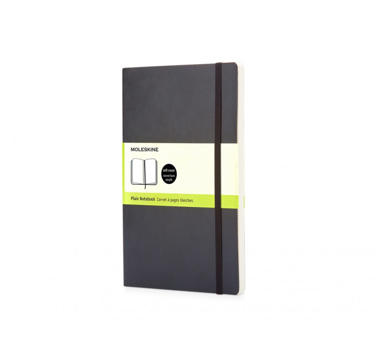Записная книжка Moleskine Classic Soft (нелинованный), Pocket (9х14 см), черный
