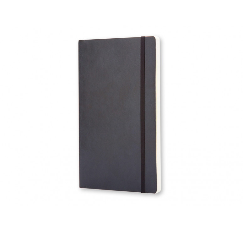 Записная книжка Moleskine Classic Soft (нелинованный), Large (13х21см), черный