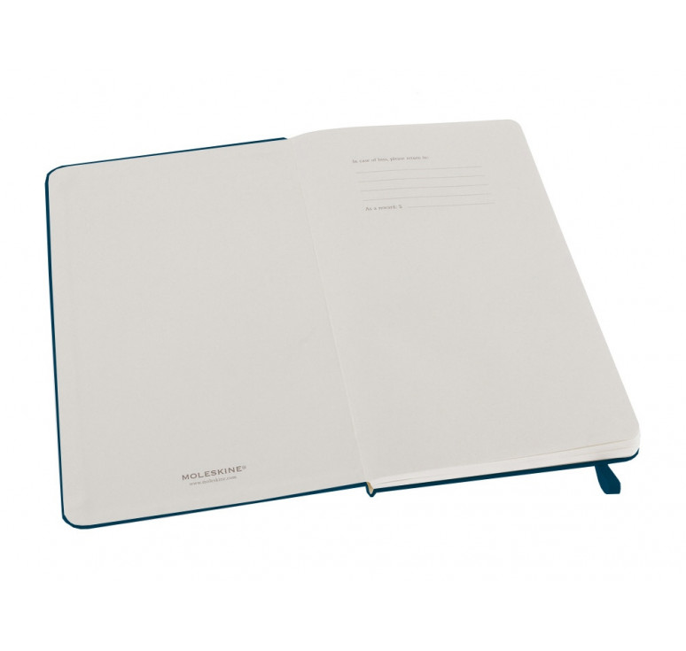 Записная книжка Moleskine Classic (в линейку) в твердой обложке, Large (13х21см), сапфир