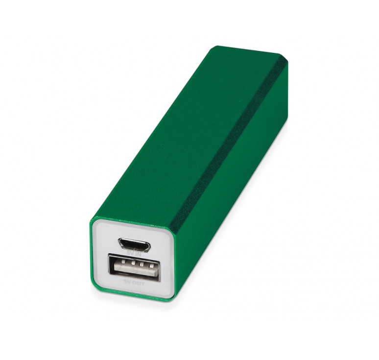 Портативное зарядное устройство Брадуэлл, 2200 mAh, зеленый