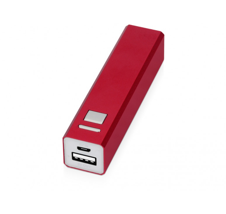 Портативное зарядное устройство Спейс, 3000 mAh, красный
