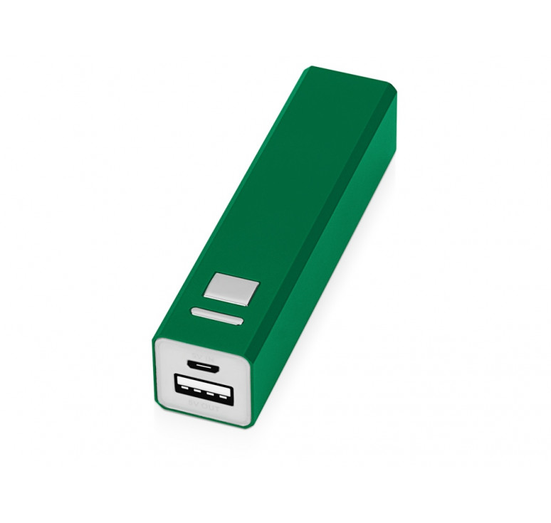 Портативное зарядное устройство Спейс, 3000 mAh, зеленый