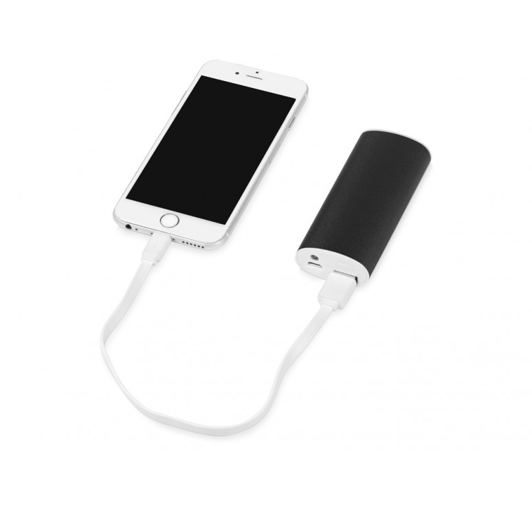 Портативное зарядное устройство Квазар, 4400 mAh, черный