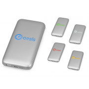 Портативное зарядное устройство XOOPAR BUBBLE BANG, 5 цветов подсветки, 5000 mAh, серебристый