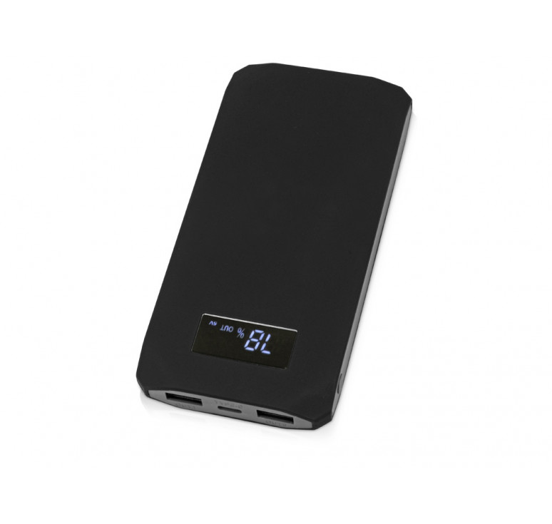Портативное зарядное устройство Quickr с функцией быстрой зарядки, 10000 mAh, черный