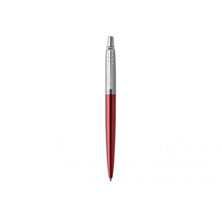 Шариковая ручка Parker Jotter Essential, Kensington Red CT, стержень: M, цвет чернил : blue или blac