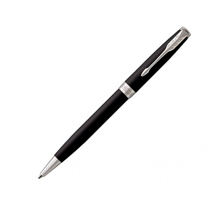 Ручка шариковая Parker Sonnet Core Matte Black CT, черный/серебристый