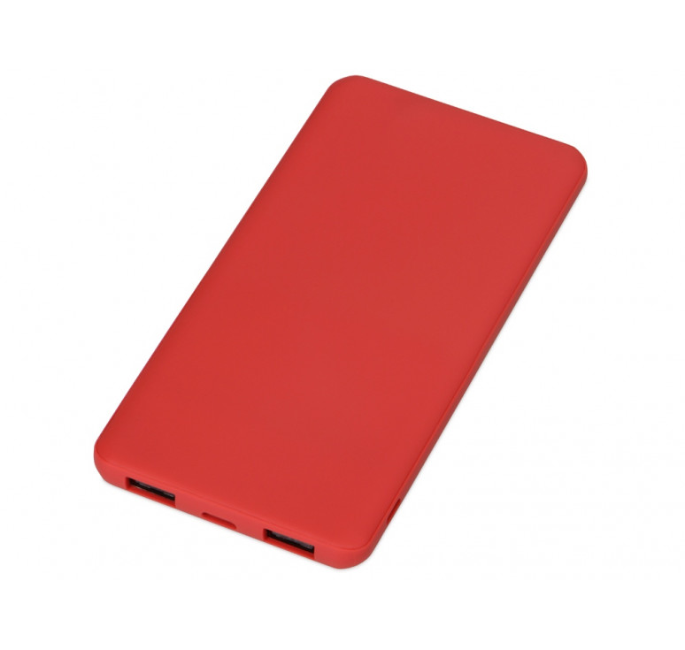 Портативное зарядное устройство Reserve с USB Type-C, 5000 mAh, красный