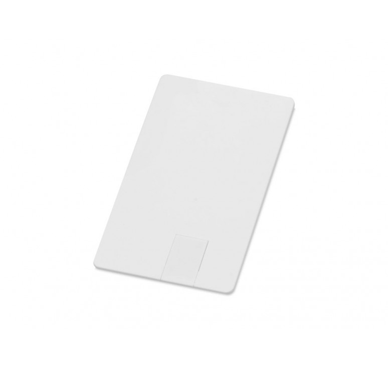 Флеш-карта USB 2.0 16 Gb в виде пластиковой карты Card, белый