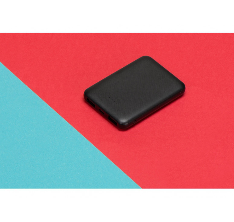 Портативное зарядное устройствоGrind, 5000 mAh, черный