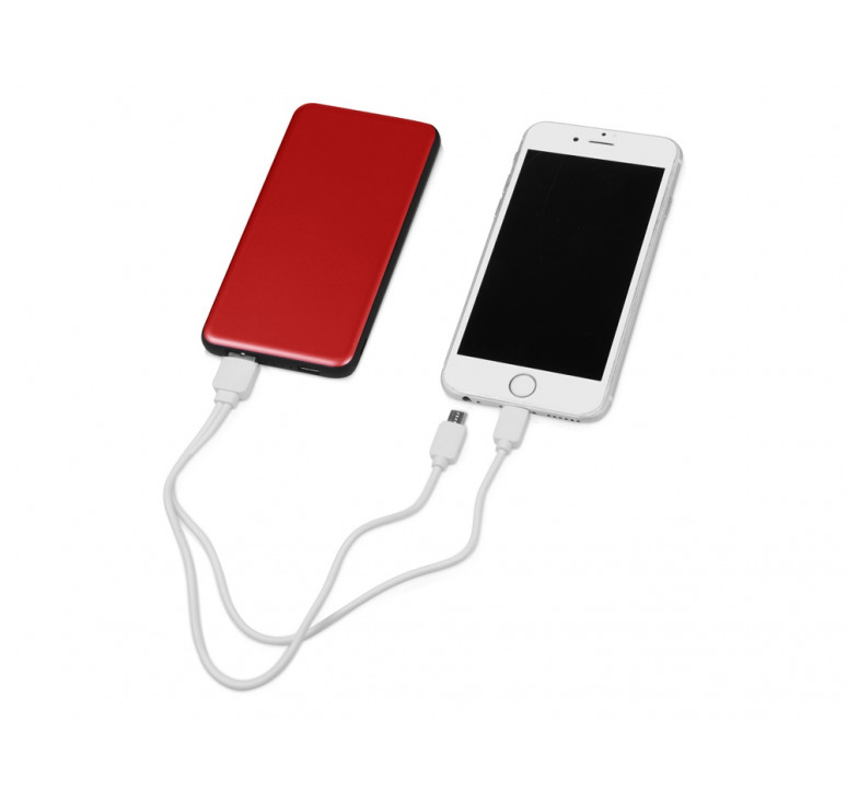 Портативное зарядное устройство Shell Pro, 10000 mAh, красный/черный