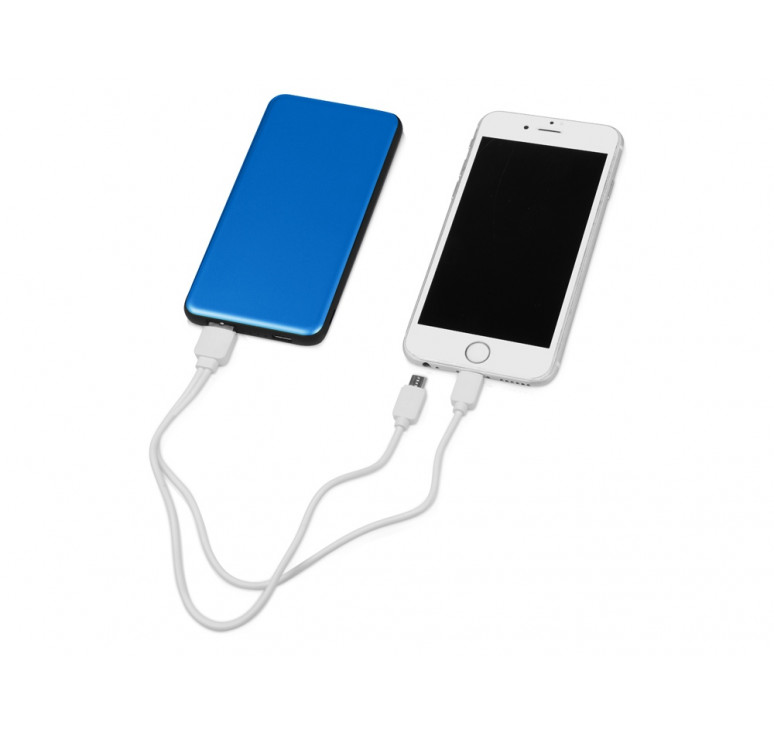 Портативное зарядное устройство Shell Pro, 10000 mAh, синий/черный