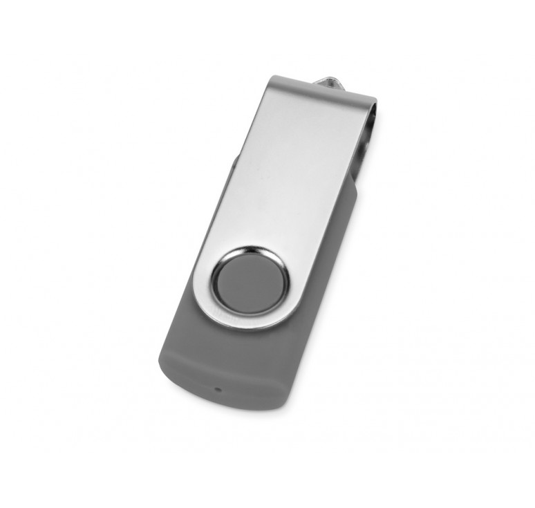 Флеш-карта USB 2.0 16 Gb Квебек, серый