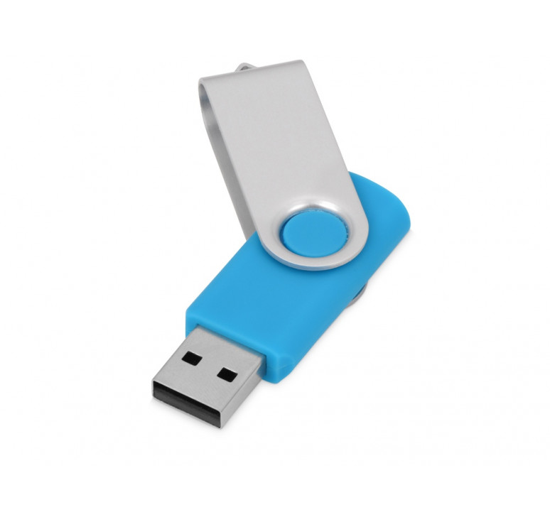 Флеш-карта USB 2.0 32 Gb Квебек, голубой