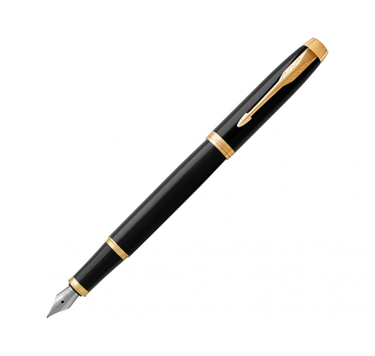 Ручка перьевая Parker IM Core Black GT, черный/золотистый