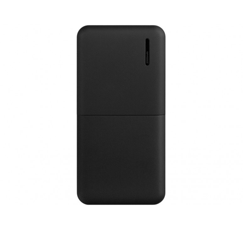 Внешний аккумулятор Kubic PB20Z Black, 20 000 мАч, Soft-touch, черный