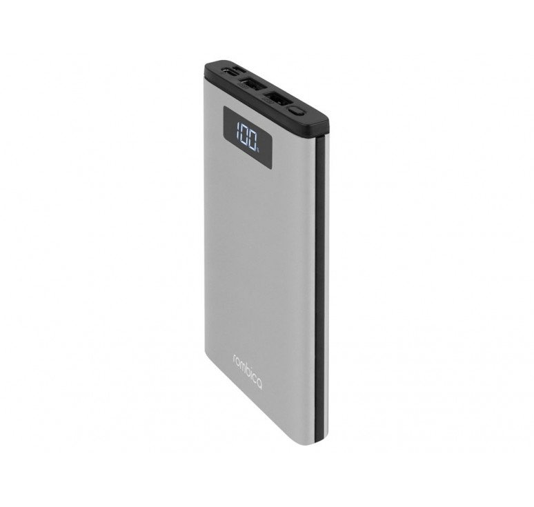 Внешний аккумулятор Rombica NEO TS100 Quick, серебристый