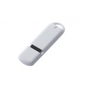 USB-флешка на 64 ГБ с покрытием soft-touch, збелый
