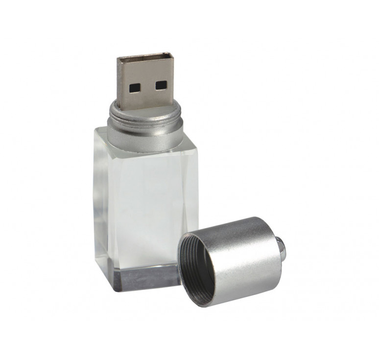 USB-флешка на 32 ГБ, micro USB  серебро