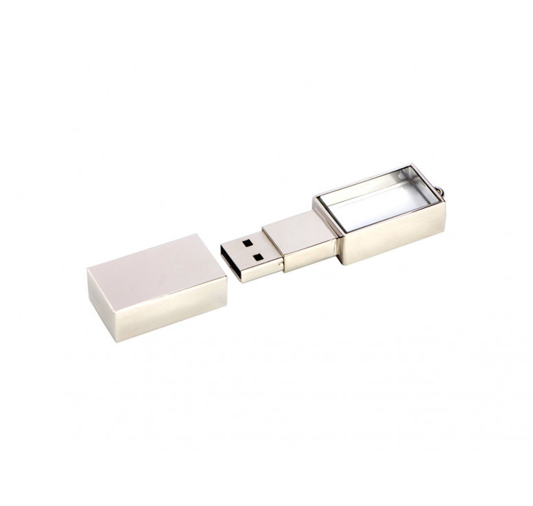 USB-флешка на 16 ГБ,  серебро