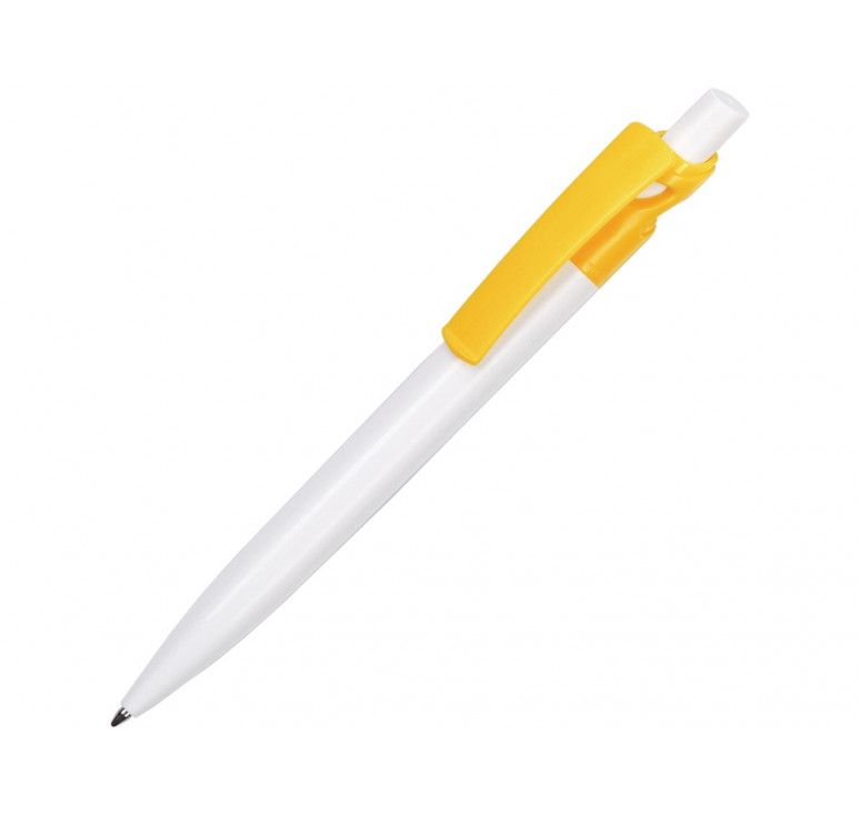 Шариковая ручка Maxx White,  белый/желтый
