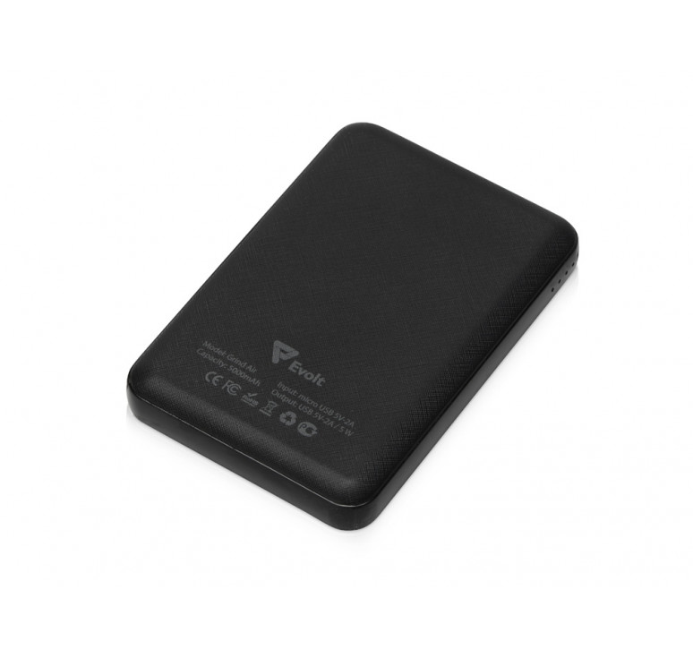 Портативное беспроводное зарядное устройство Grind Air, 5000 mAh