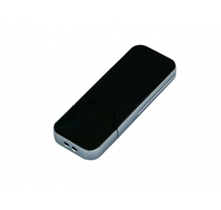 USB-флешка на 8 Гб в стиле I-phone, прямоугольнй формы, черный
