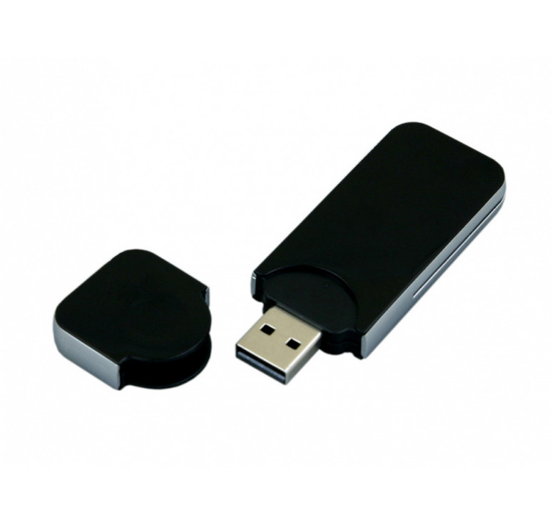 USB-флешка на 8 Гб в стиле I-phone, прямоугольнй формы, черный