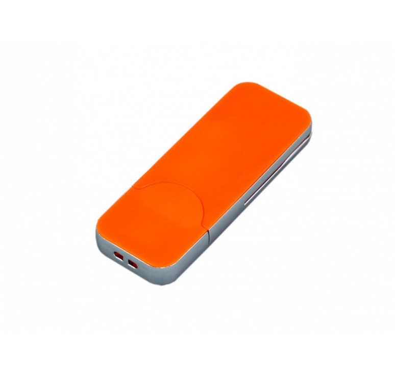 USB-флешка на 8 Гб в стиле I-phone, прямоугольнй формы, оранжевый