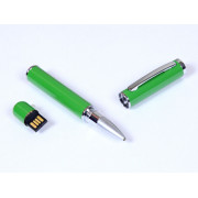 USB-флешка на 8 Гб в виде ручки с мини чипом, зеленый