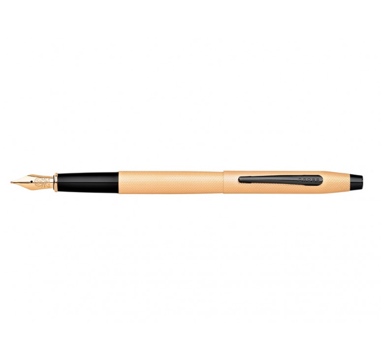 Перьевая ручка Cross Classic Century Brushed Rose Gold PVD, золотистый