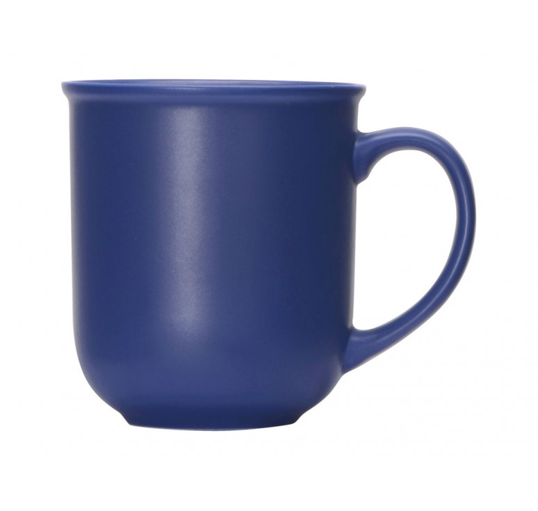 Матовая кружка Susan 380мл в цвете с двух сторон, синий
