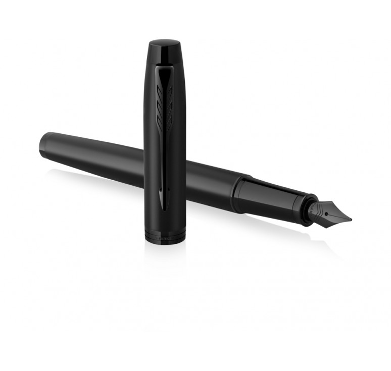 Перьевая ручка Parker IM Achromatic Matte Black BT, черный