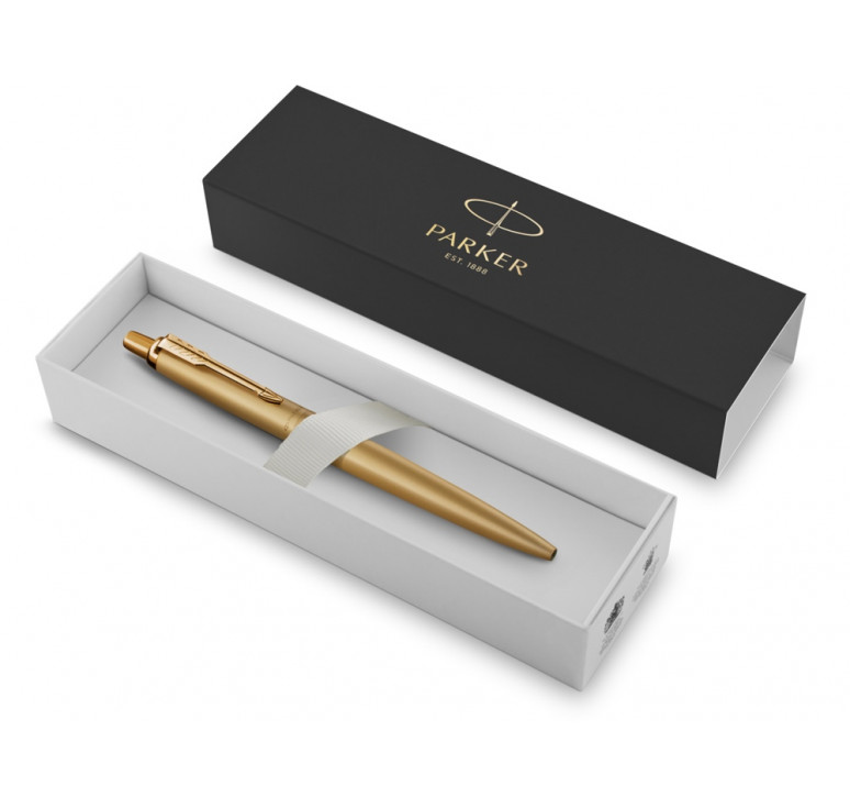 Шариковая ручка Parker Jotter XL SE20 Monochrome в подарочной упаковке, цвет: Gold, стержень Mblue