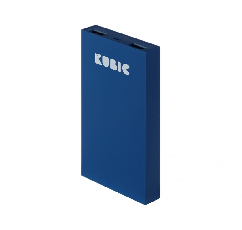Внешний аккумулятор Kubic PB10X Blue, 10 000 мАч, Soft-touch, синий