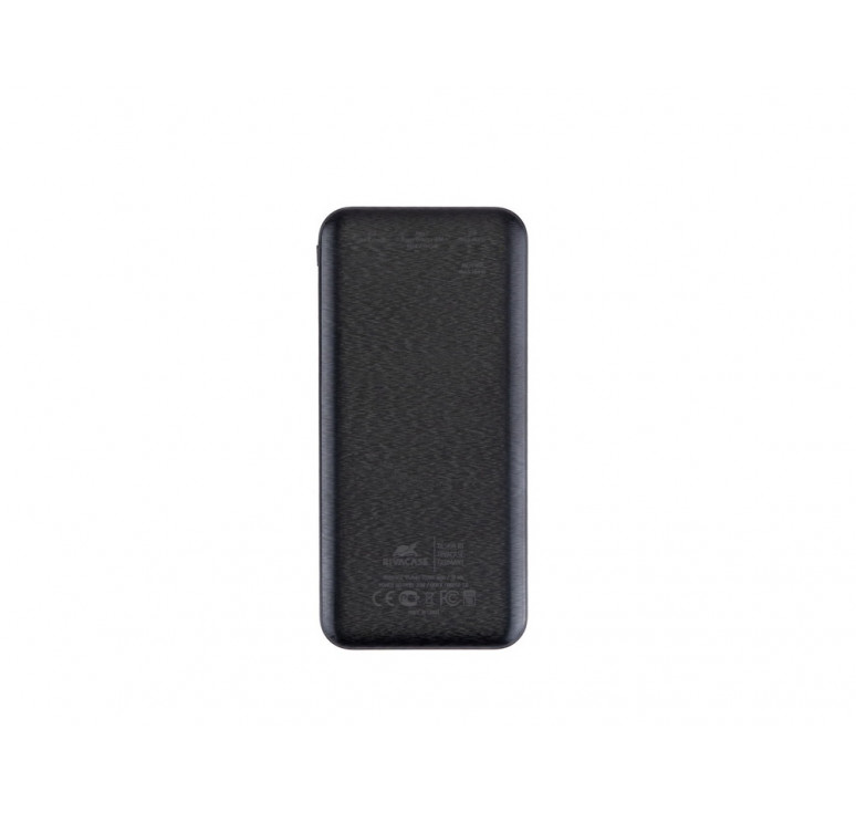VA2540 (10 000mAh), QC/PD 20W внешний аккумулятор с дисплеем, черный