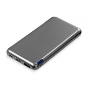 Внешний аккумулятор Forge, Evolt, металл, 10000mah, серебристый