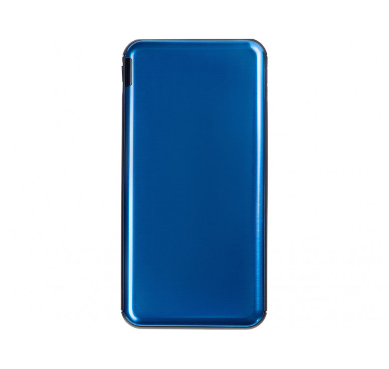 Внешний аккумулятор Forge, Evolt, металл, 10000mah, синий