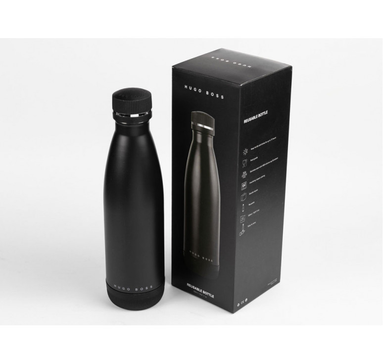 Термобутылка с вакуумной изоляцией Matrix  Black,  Hugo Boss