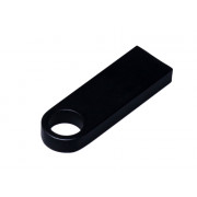 USB 2.0-флешка на 64 Гб с мини чипом и круглым отверстием, черный