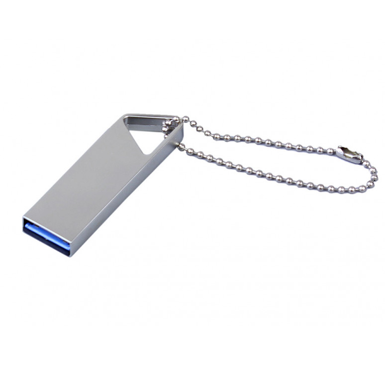 USB 2.0-флешка на 8 Гб с мини чипом, компактный дизайн, отверстие треугольной формы для цепочки