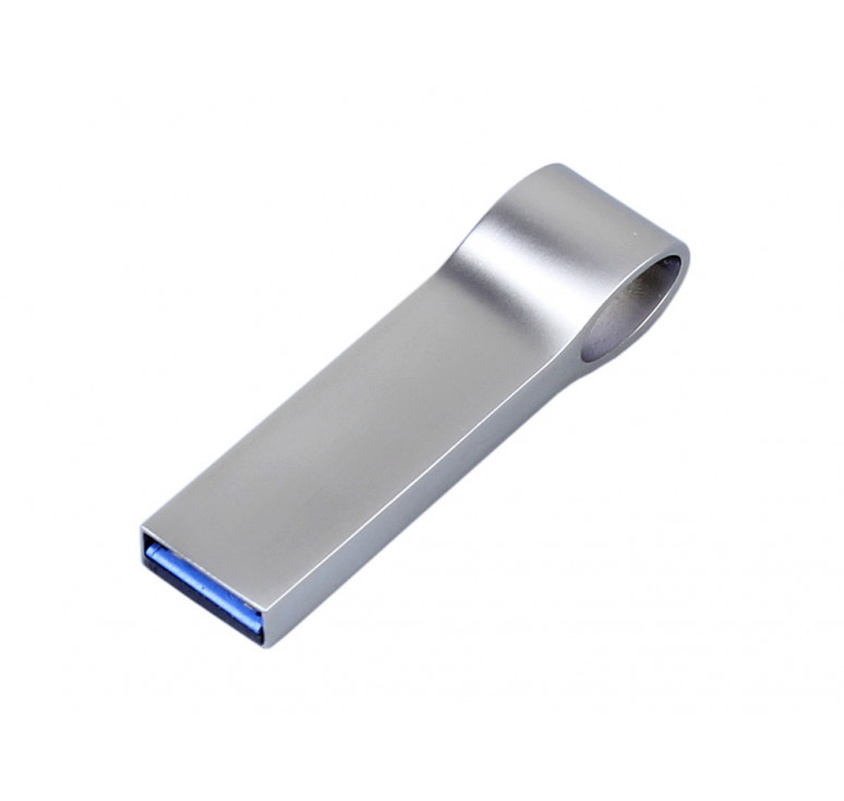 USB 3.0-флешка на 32 Гб с мини чипом, компактный дизайн, боковое отверстие для цепочки