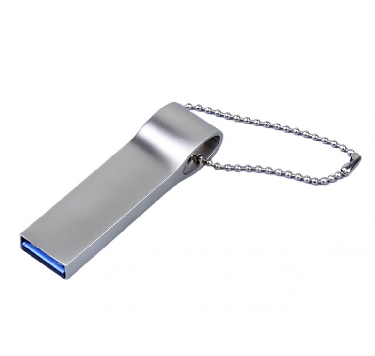 USB 3.0-флешка на 32 Гб с мини чипом, компактный дизайн, боковое отверстие для цепочки